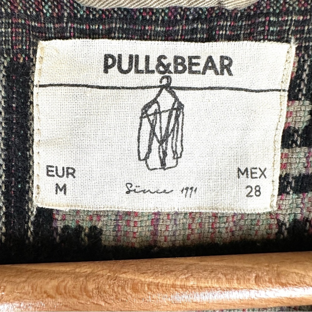 Pull & Bear Snap Aztec Jacket - Picture 6 of 8